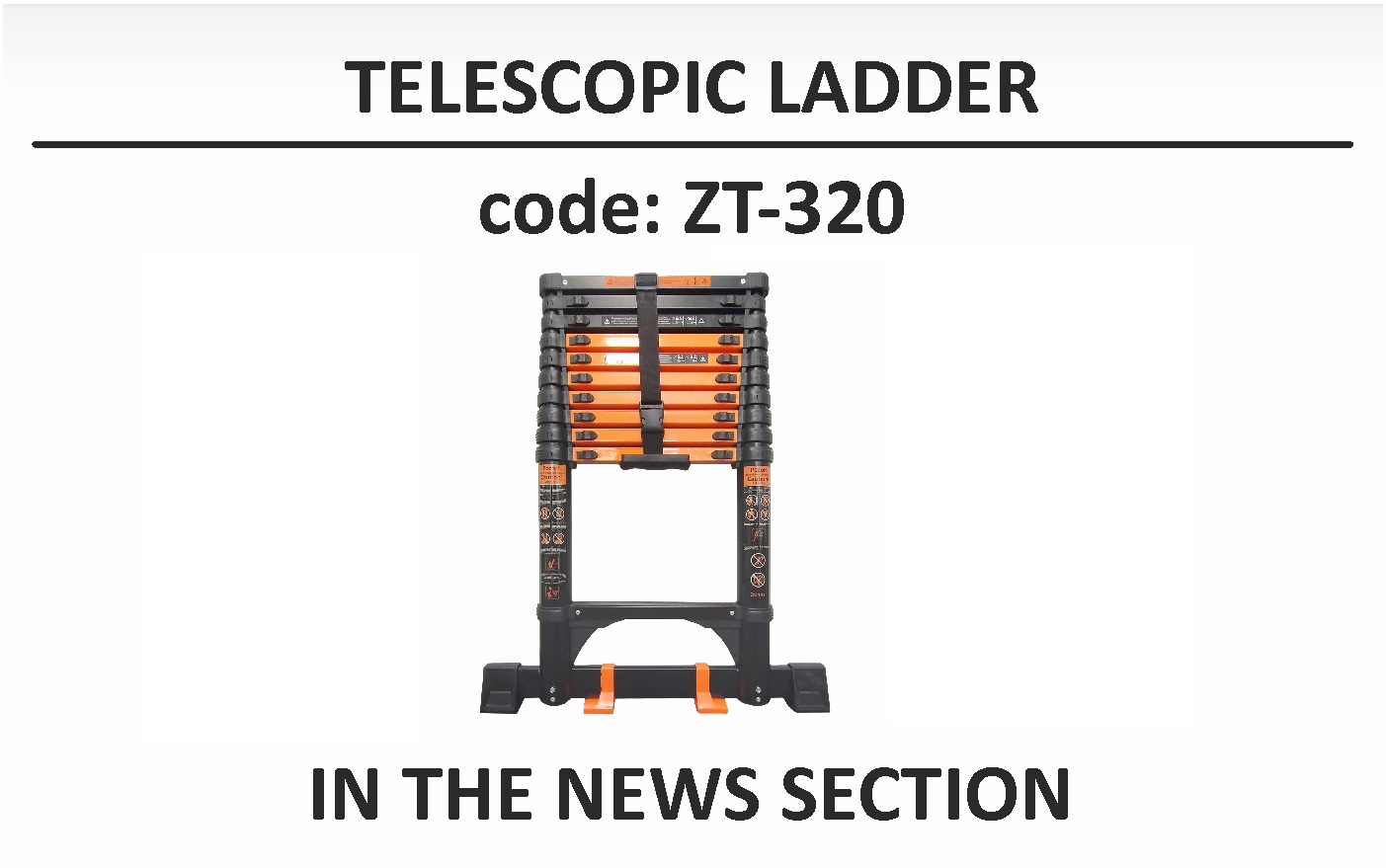 MAGG Profi - Telescopic ladder 3.2 m
